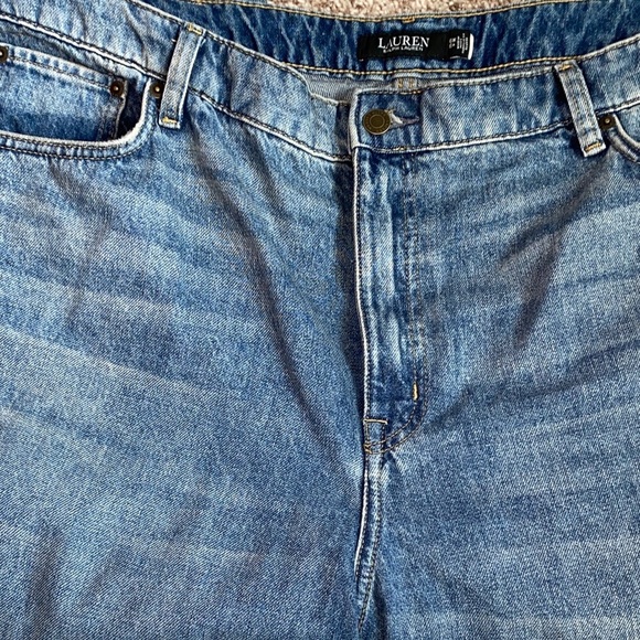 Ralph Lauren Women's High-Rise Wide-Leg Jeans 16W - Picture 11 of 12